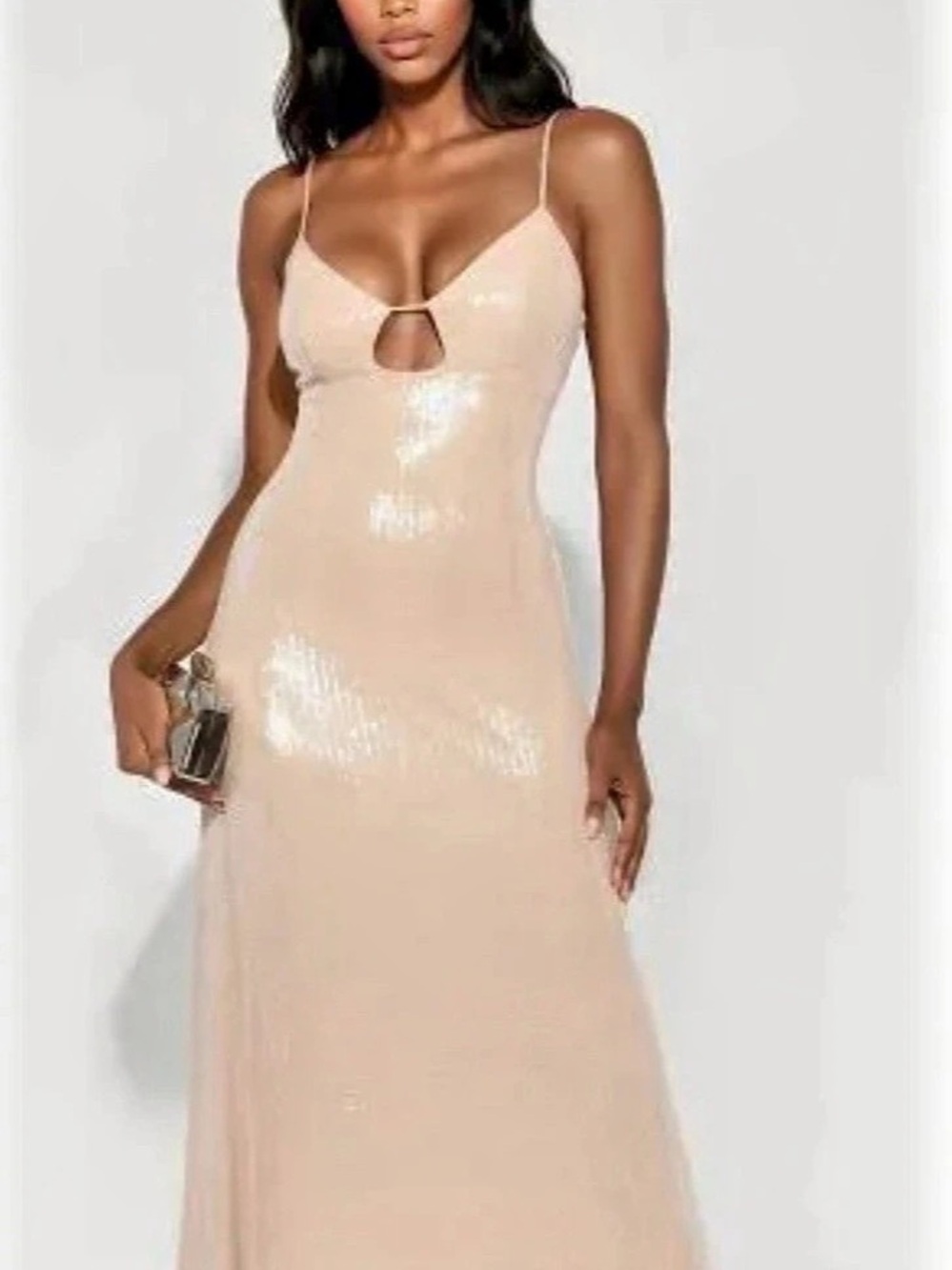 Sequin Cutout  Dress